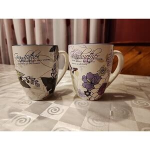 Set 2 Pavilion Gift Mugs 2009 Grandfather & Grandmother Coffee Mugs, Great Gift